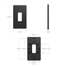 Doorbell Lite Gang Box Mounting Plate